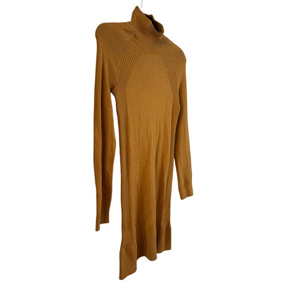 Lululemon Women’s Keep It Cozy Dress Size 0 Spiced Bronze Silk Sweater Mini - Picture 2 of 7